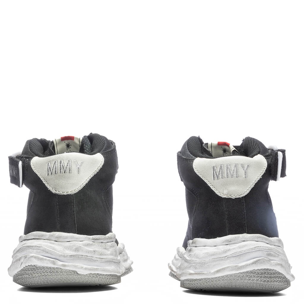 WAYNE BRUSHED SUEDE HIGH - BLACK - 4