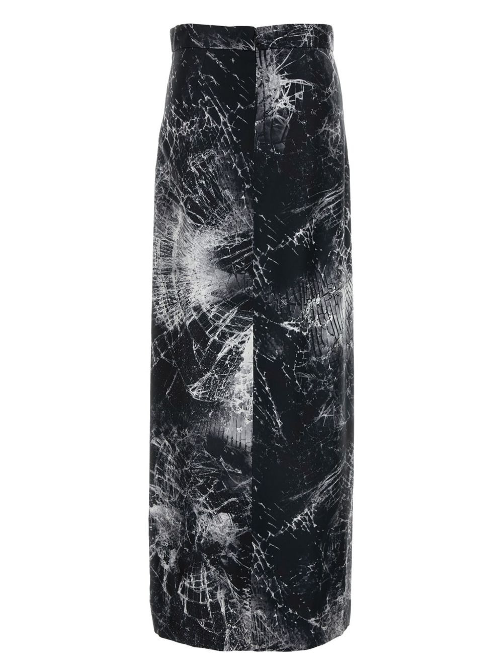 abstract-print skirt - 2
