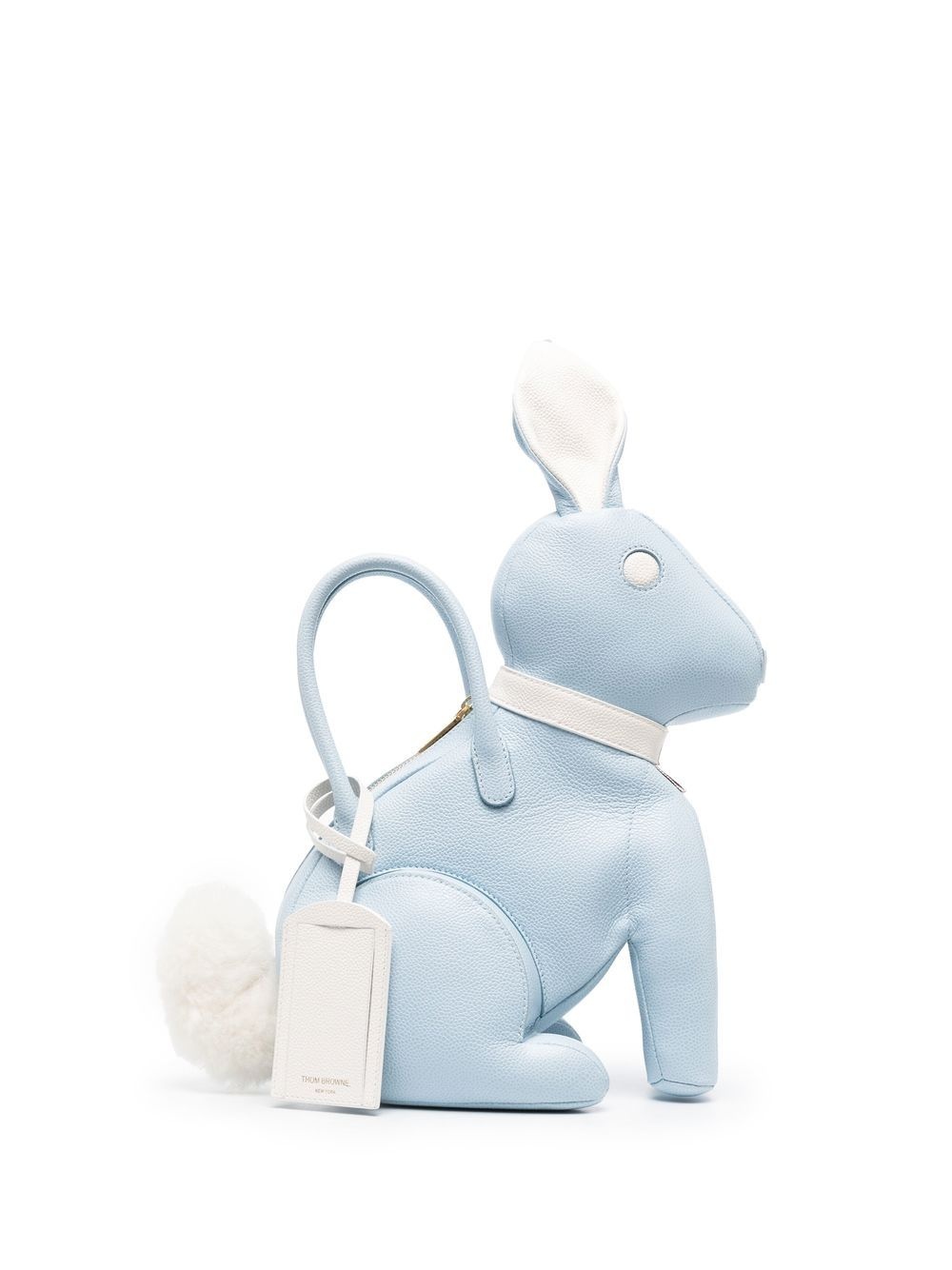 pebbled rabbit calf-leather bag - 1