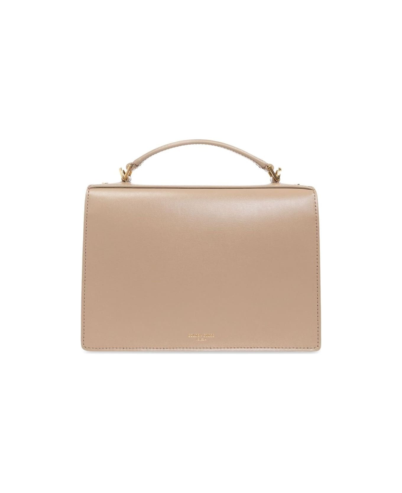 Venezia Bag In Beige Palmellata Leather - 5