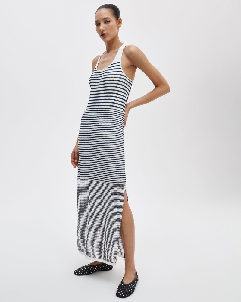 rag & bone Daisy Striped Midi Dress outlook