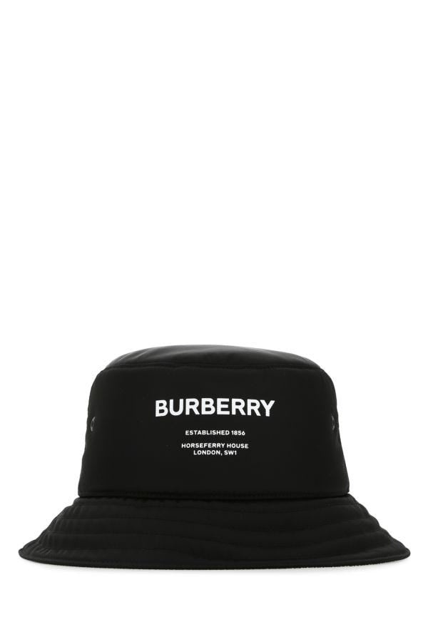Horseferry Cotton Bucket Hat in White - Burberry