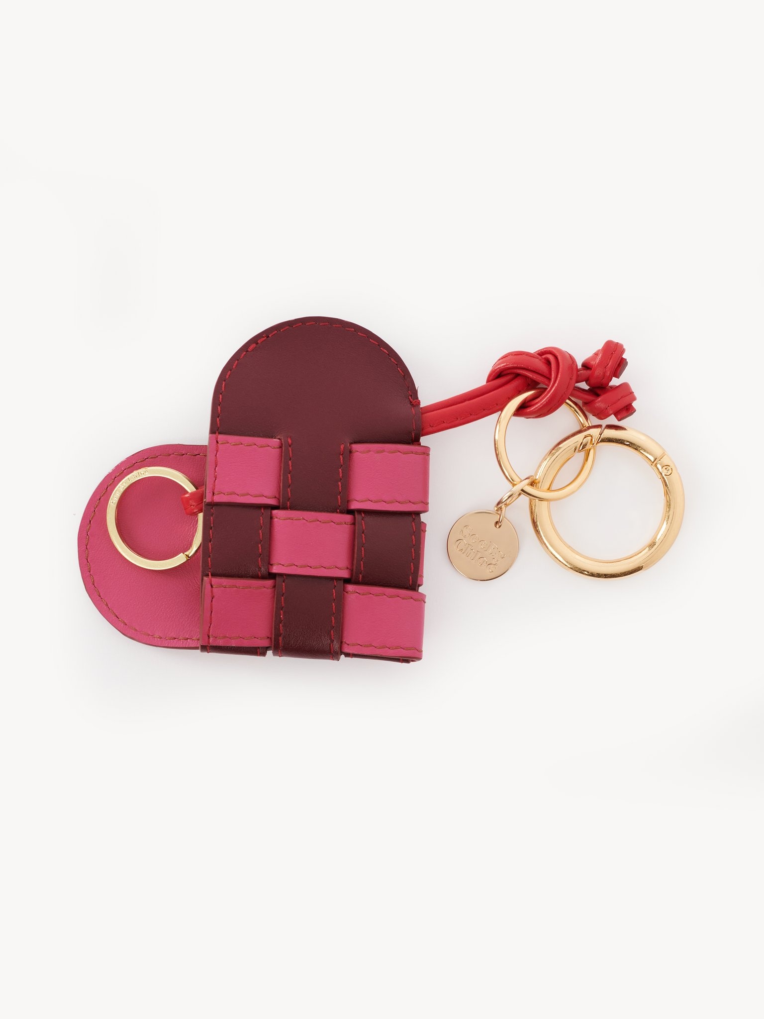 MY SBC WOVEN HEART KEY CHAIN - 2