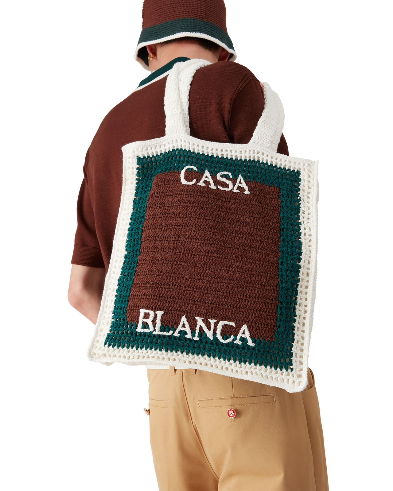 Stripe Crochet Bag | Casablanca Paris - 3