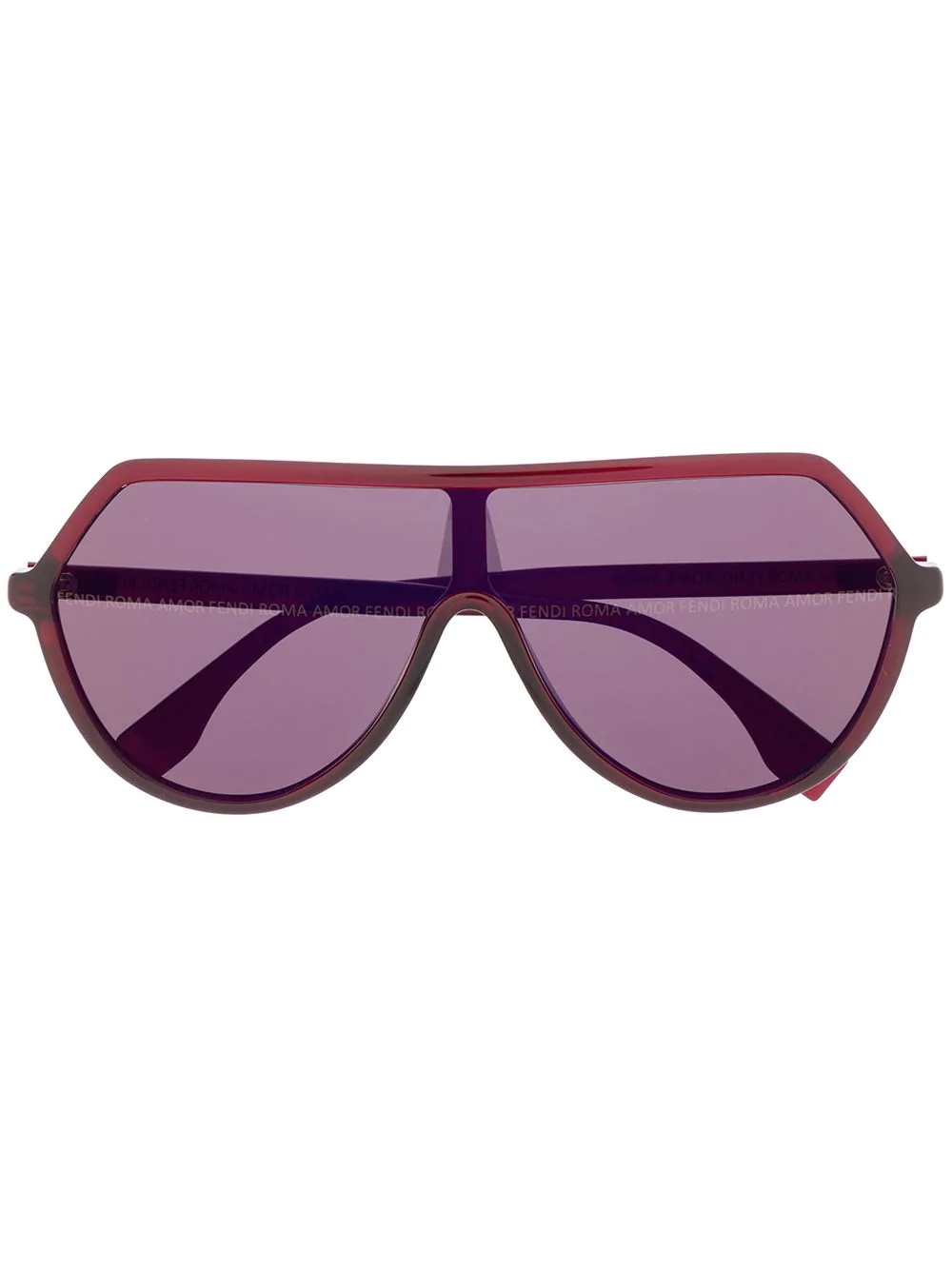 FF oversized-frame sunglasses - 1