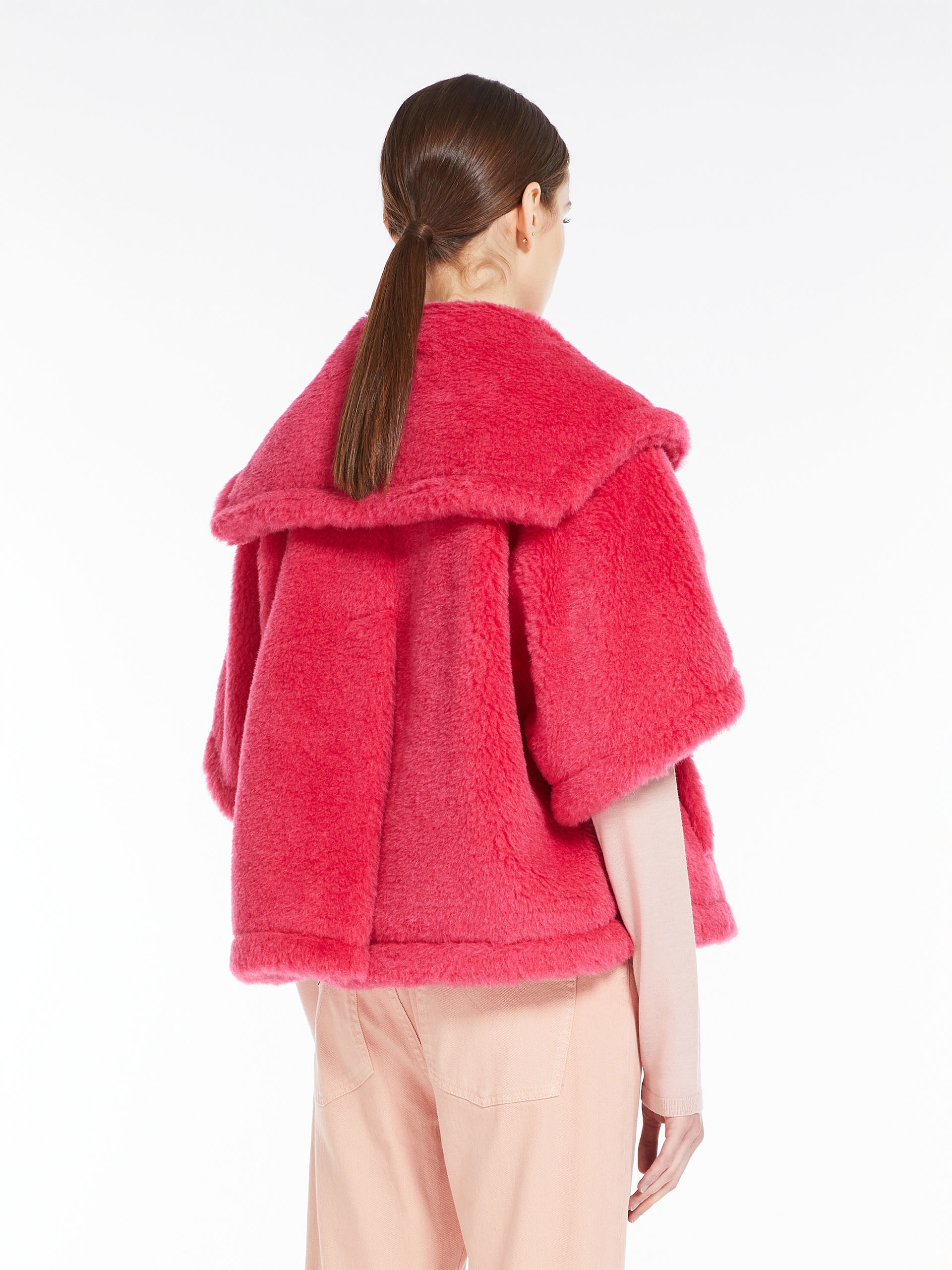 CAMBUSA1 Teddy fabric cape - 4