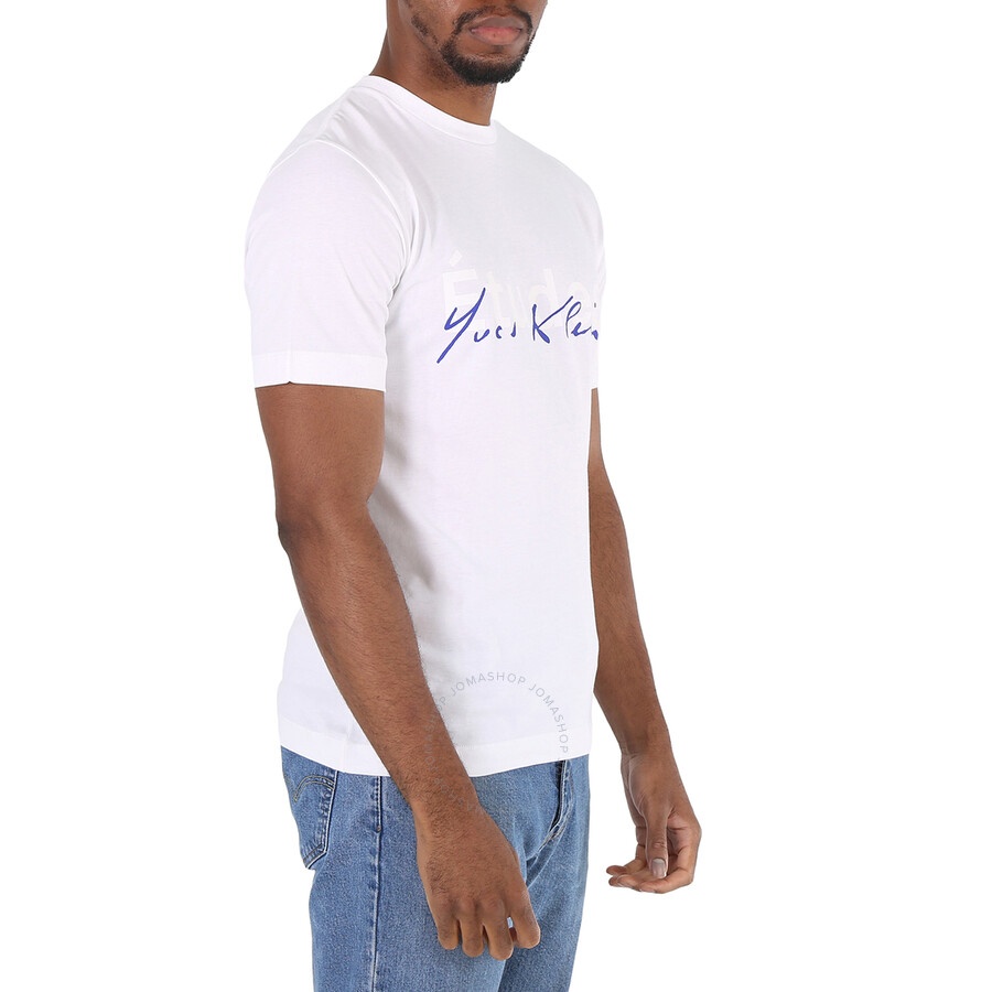 Etudes Men's White Yves Wonder Signature T-shirt - 4