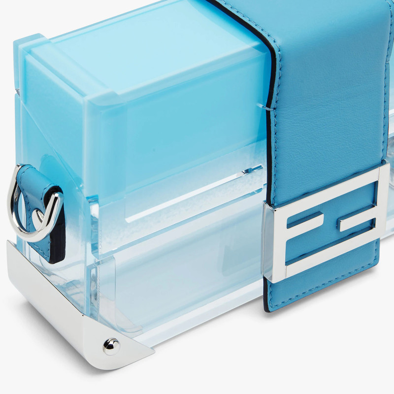 Light blue and transparent plexiglass bag 5