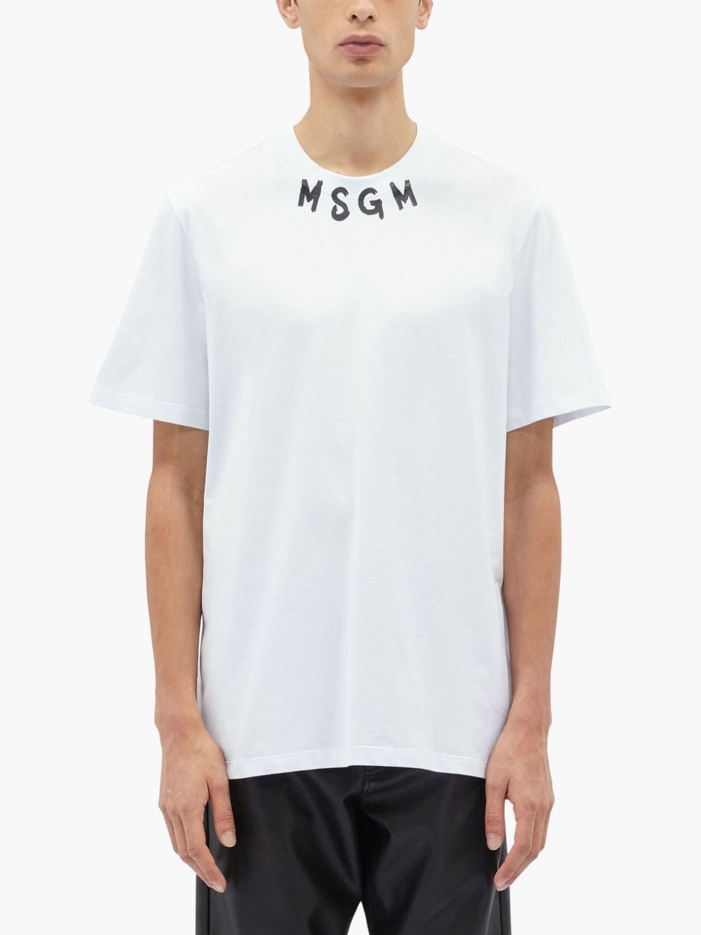Brushstroke-logo T-shirt - 3