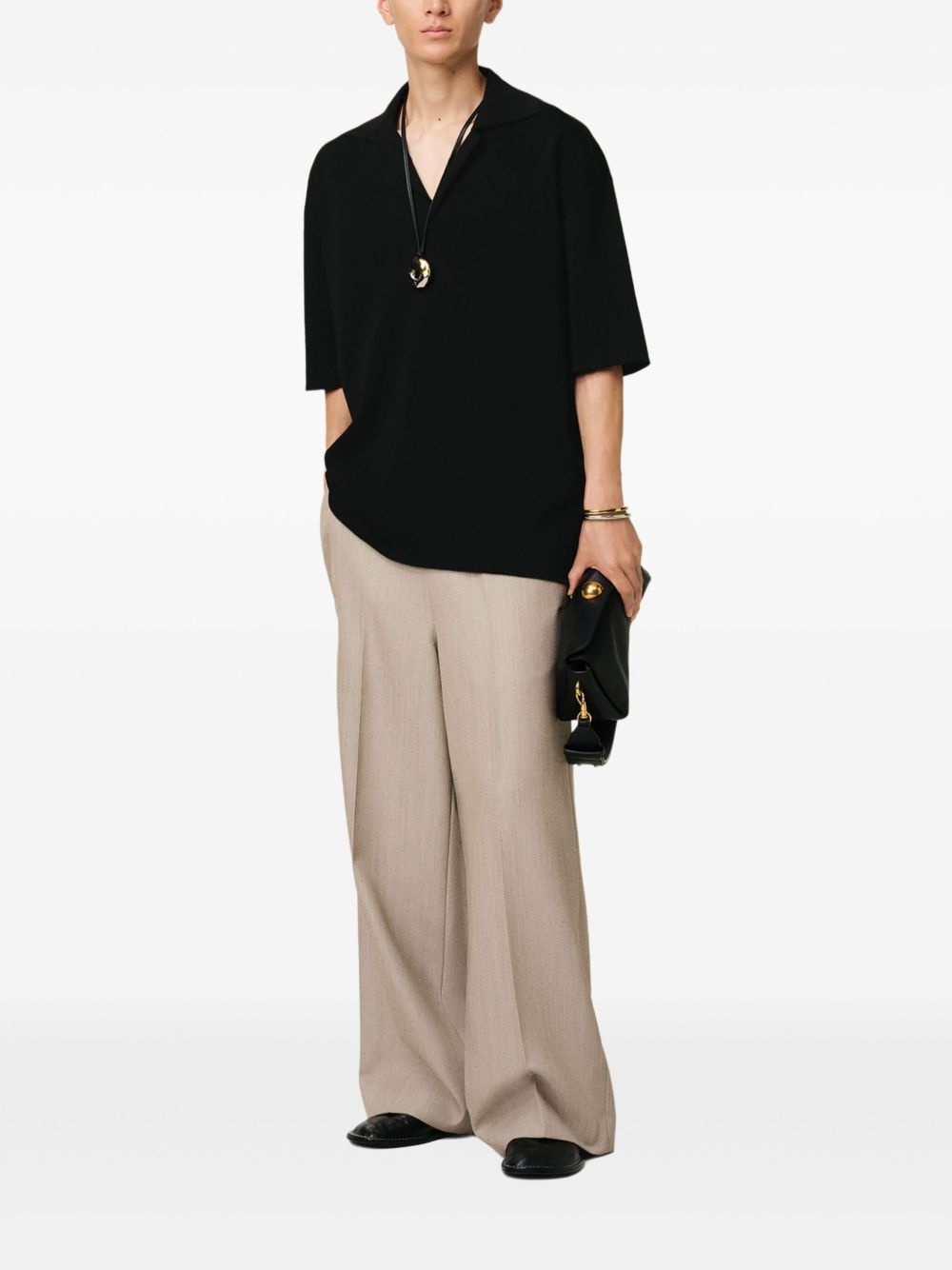 short-sleeved polo shirt - 3