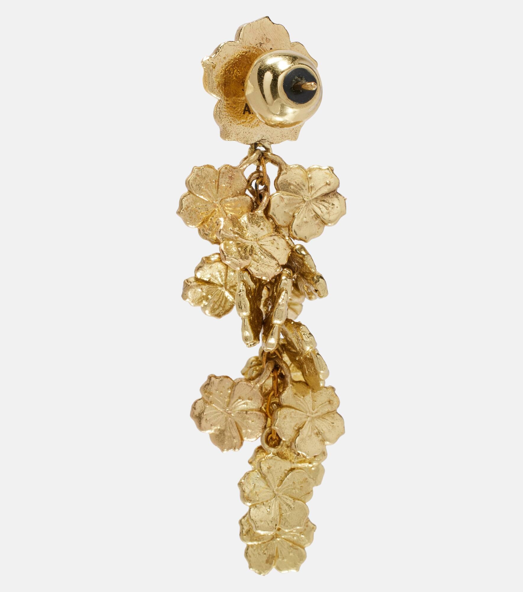 Team Spirit gold-plated earrings - 5