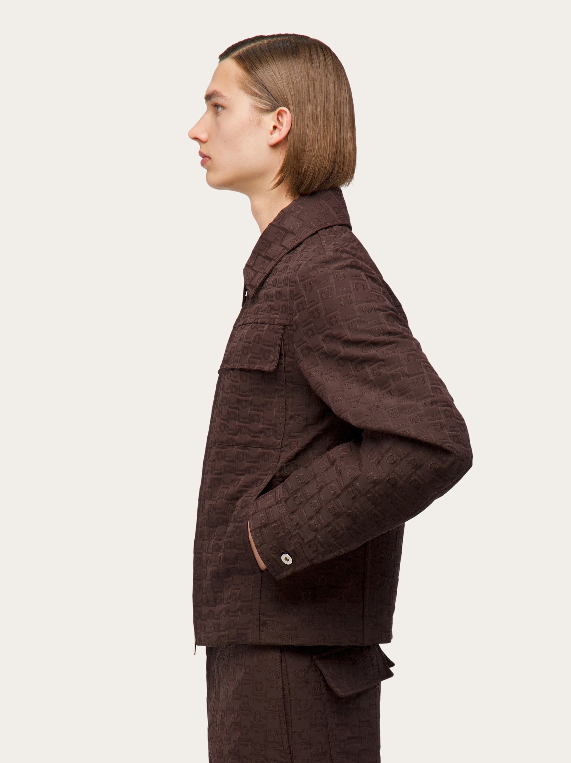 Ferragamo Monogram blouson - 3