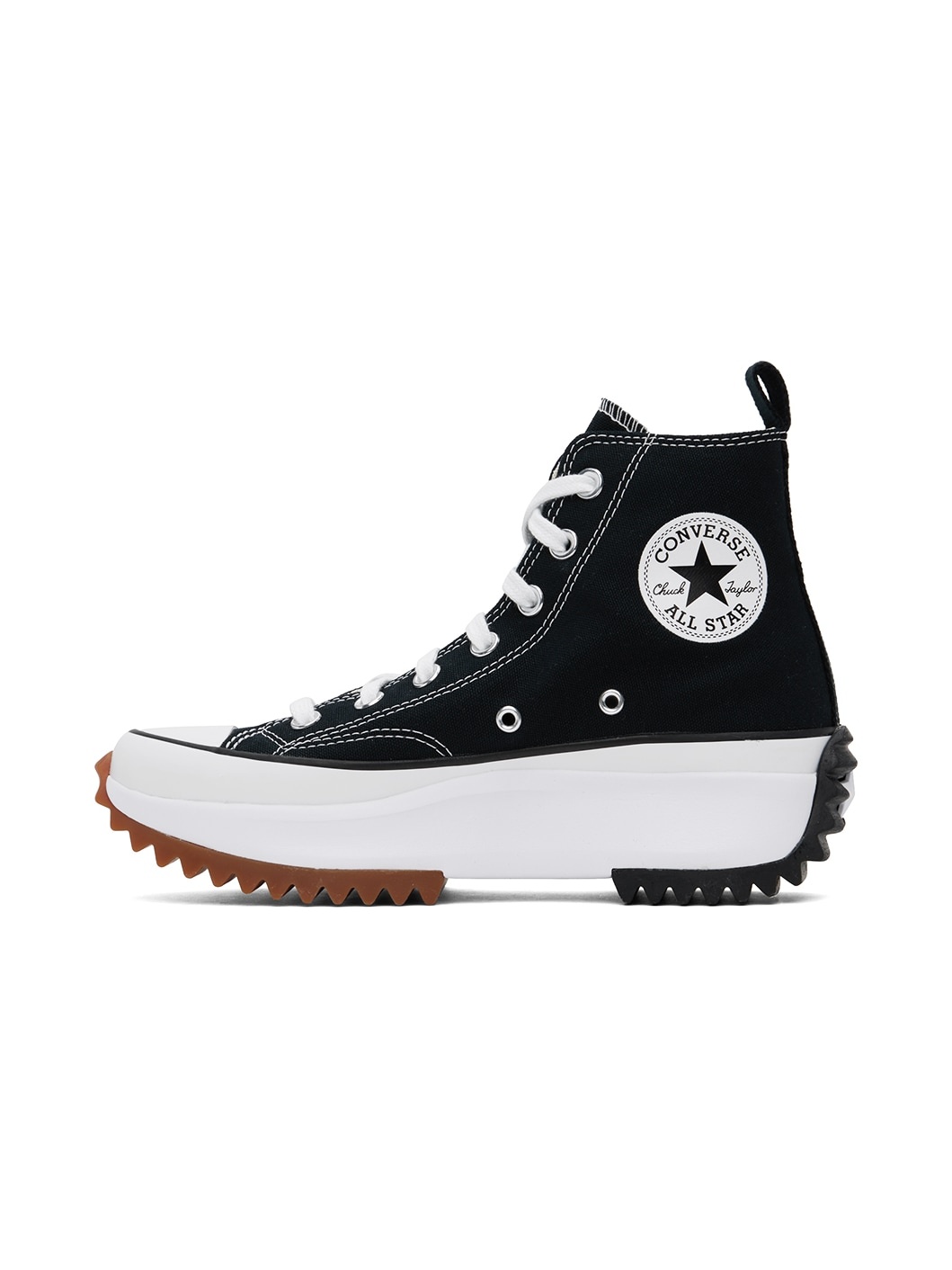 Black Run Star Hike High Top Sneakers - 3