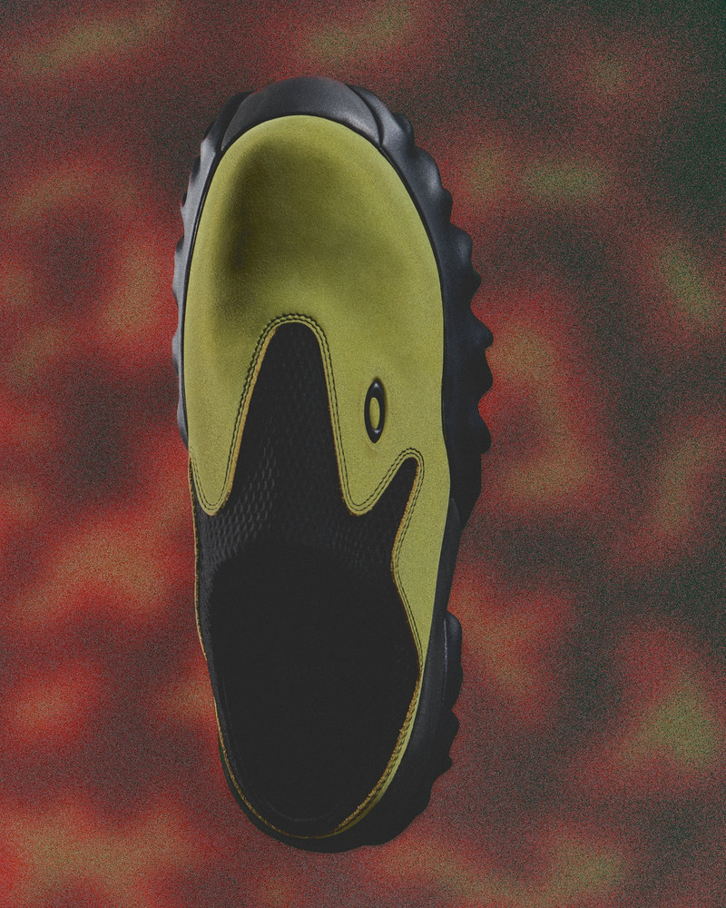 Oakley Factory Team Suede Chop Saw Mule - Celery / Black 9