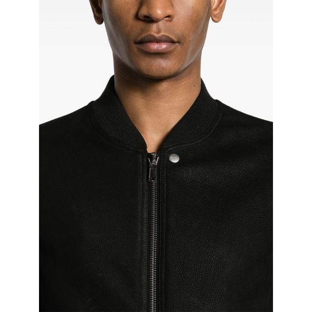 Classic Flight leather bomber jacket - 5