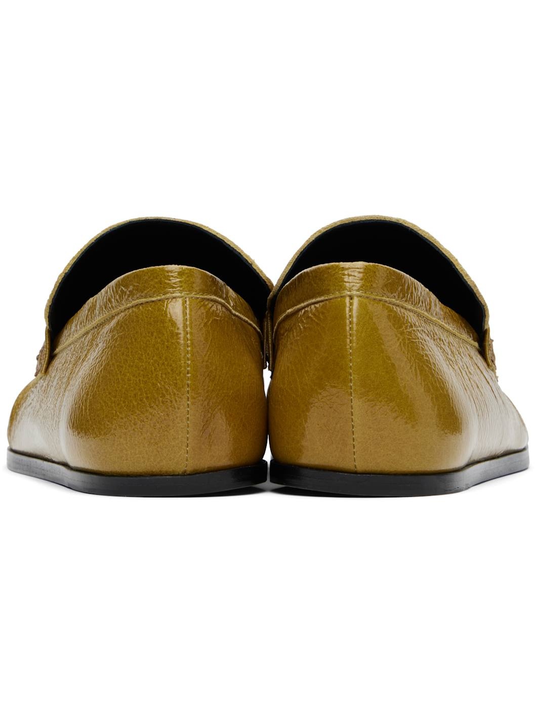 Yellow Patent Leather Loafers - 2