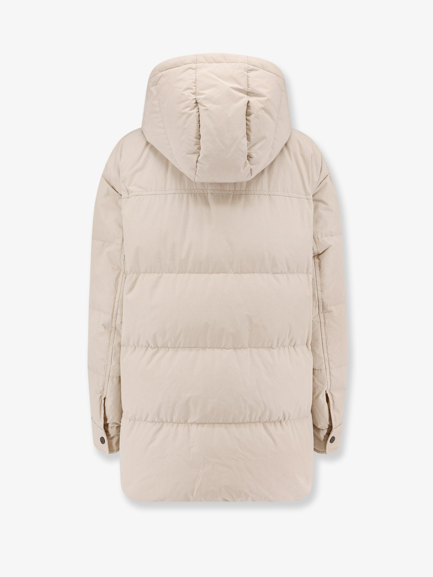 Brunello Cucinelli Nylon And Cotton Hooded Down Jacket - 2