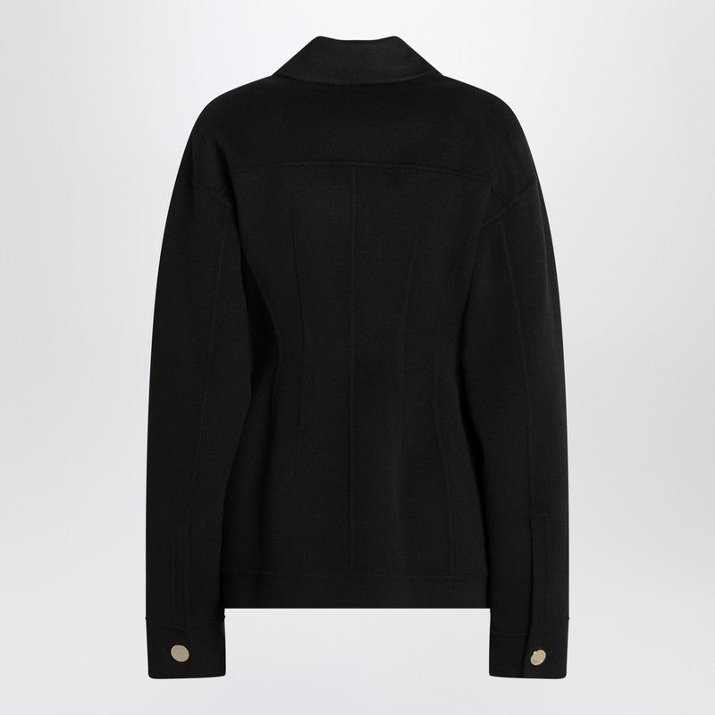 Sportmax Single-Breasted Black Wool Jacket Women - 2