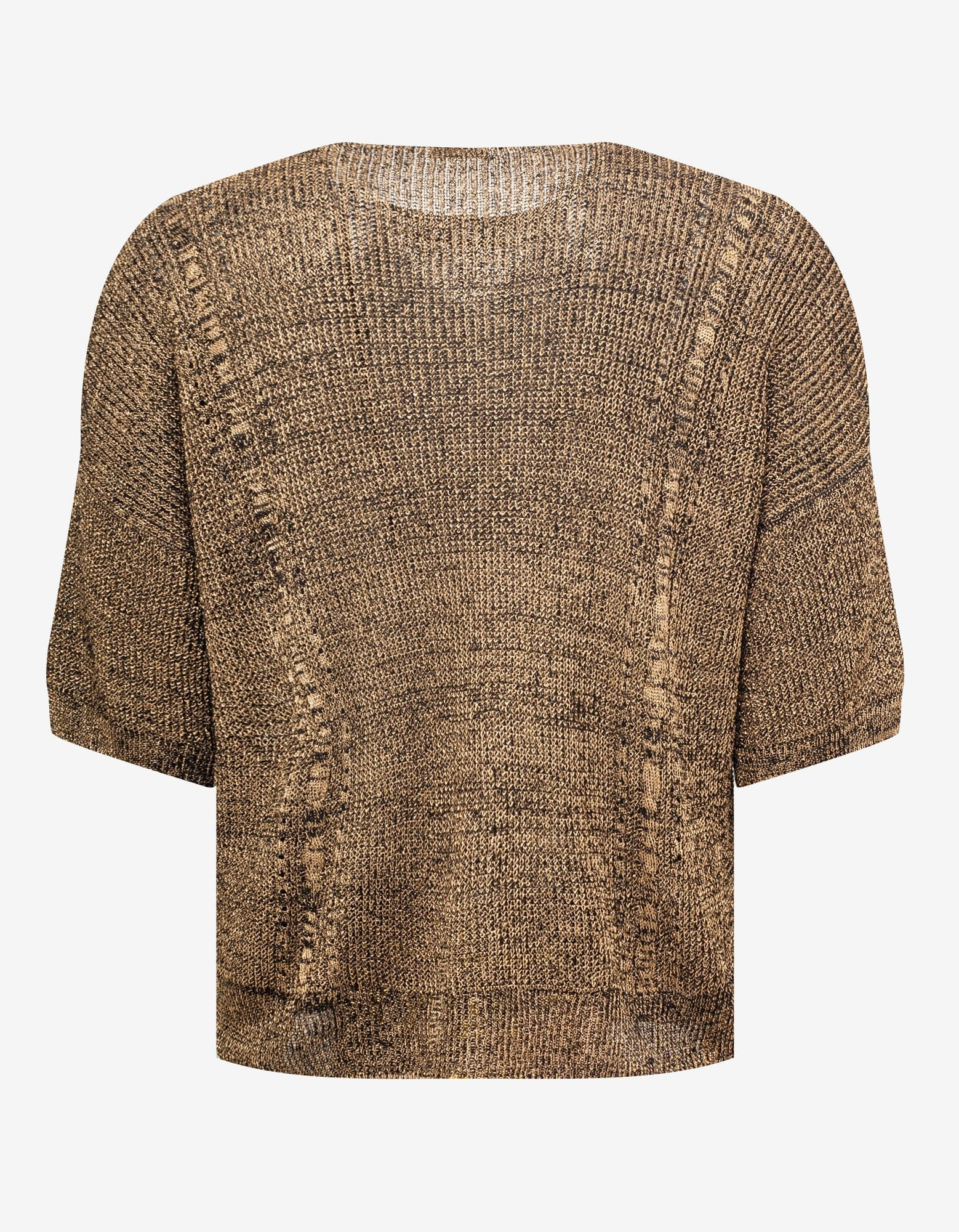 Saint Laurent Gold Knitted T-Shirt - 2