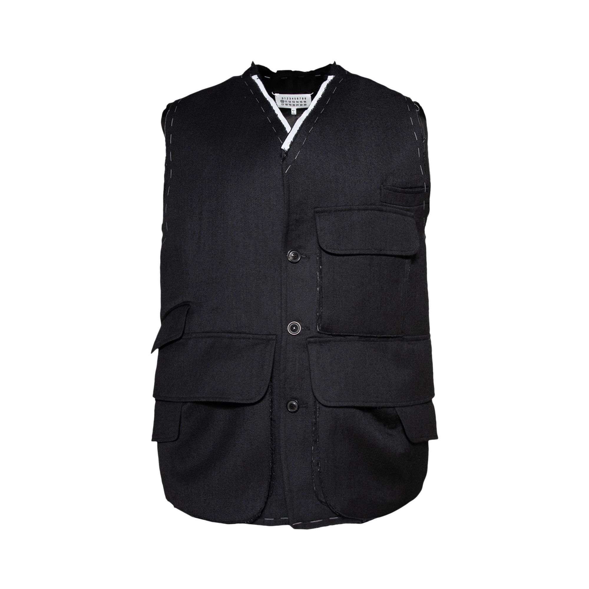 Maison Margiela Suiting Vest 'Grey Melange' - 1