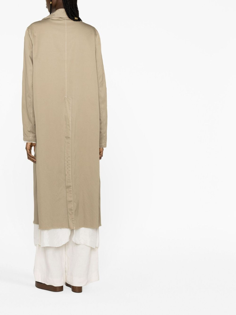 layered single-breasted coat 3
