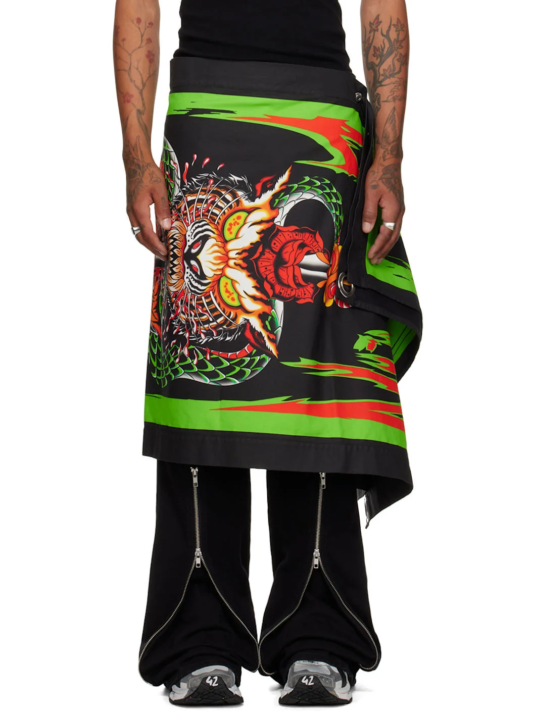 Black Bendera Skirt - 1