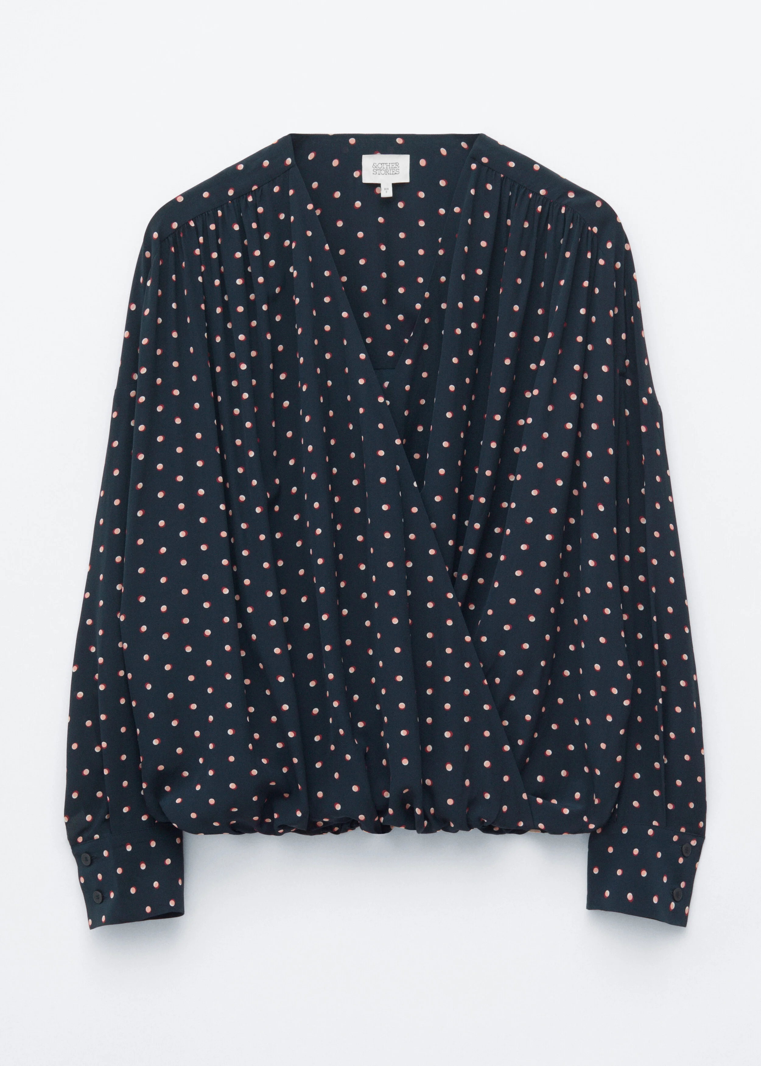 Wrap-Front Blouse - 1