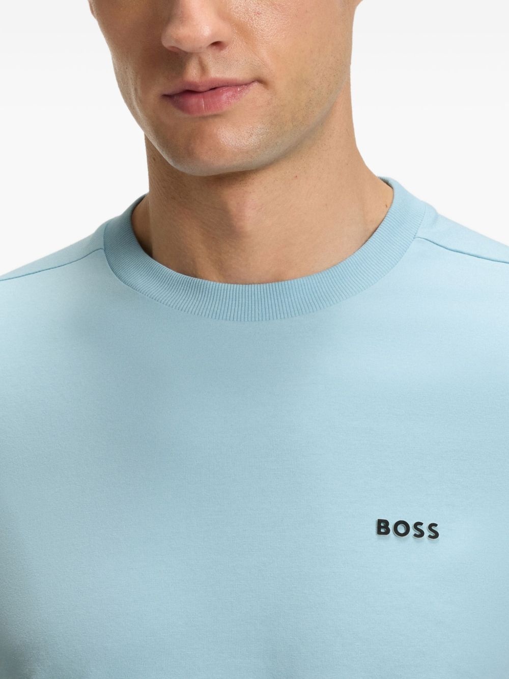 logo-detail crew-neck T-shirt - 5
