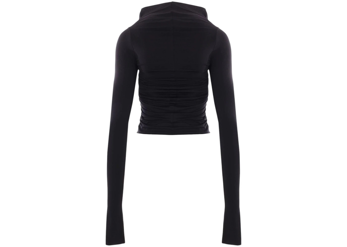 Rick Owens T-shirt Jersey LS Prong Jersey T-shirt Black - 2