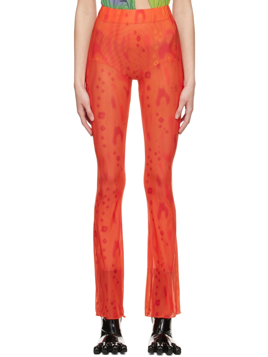 Orange Apartment Trousers - 1