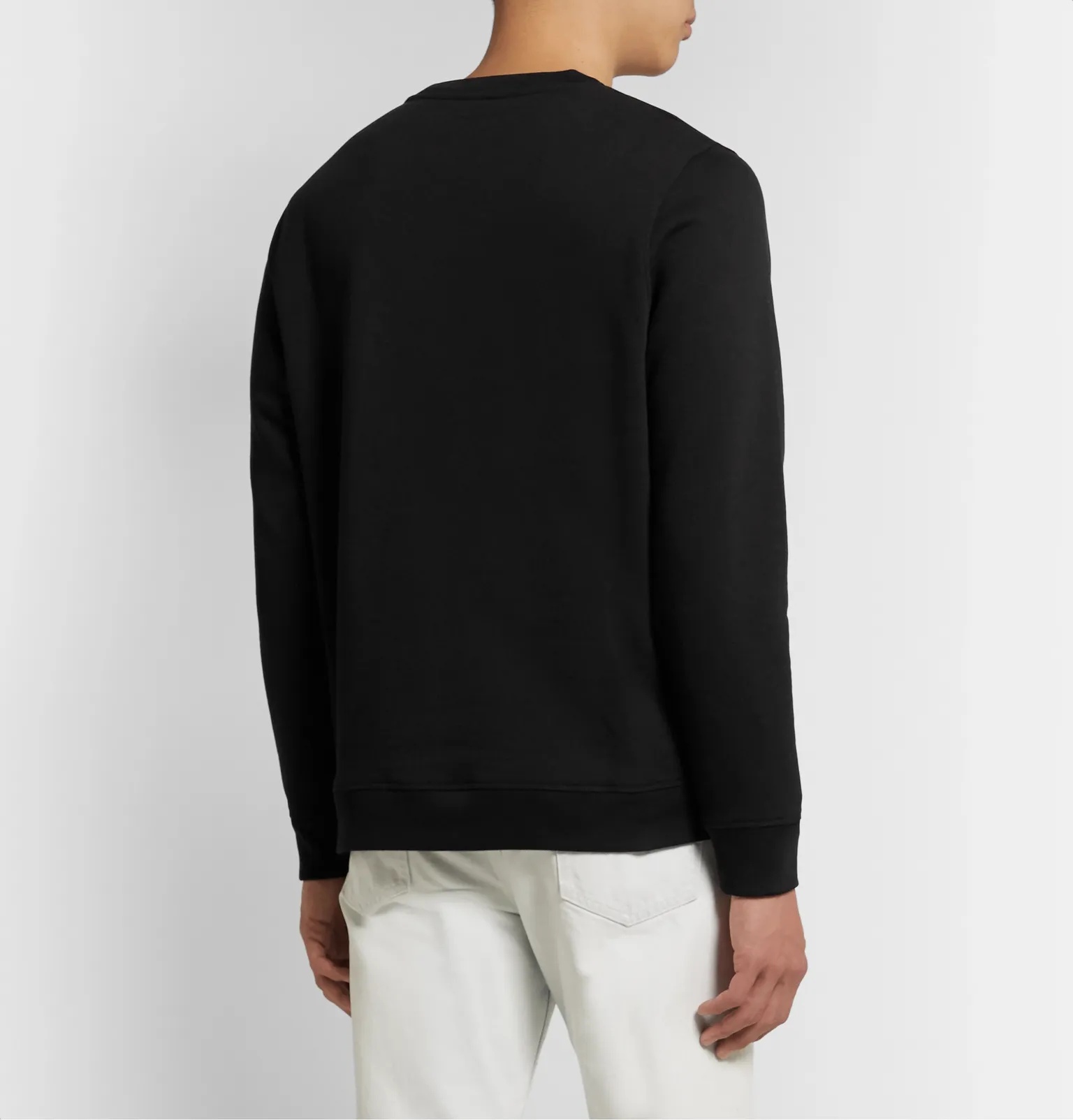 Slim-Fit Logo-Embroidered Loopback Cotton-Jersey Sweatshirt - 11