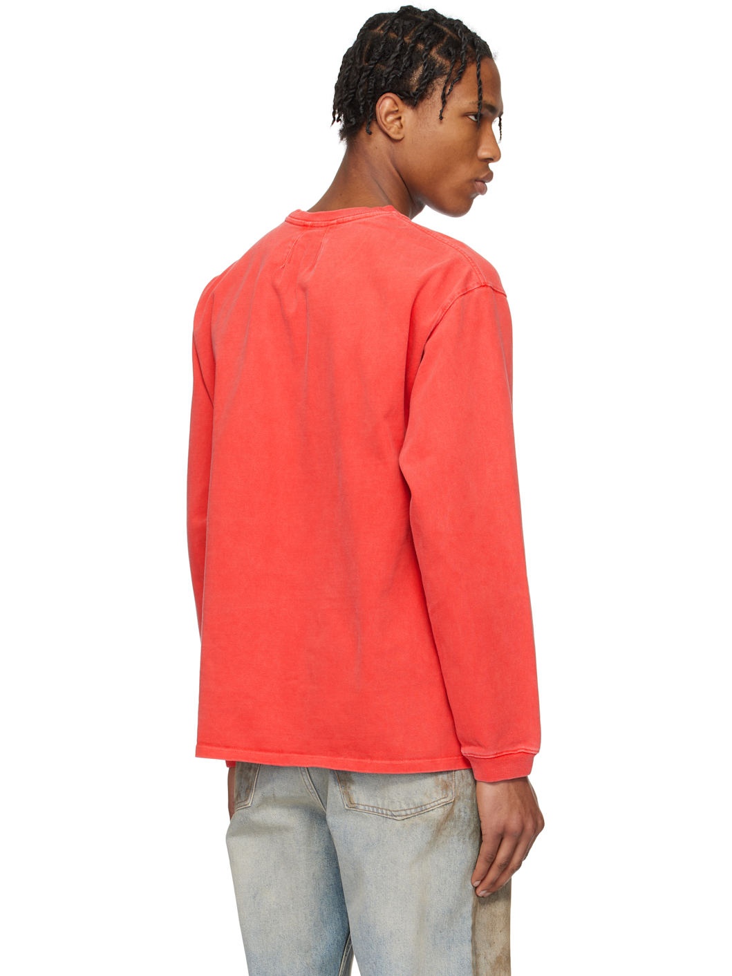 Red '' Side Logo LS T-shirt - 3