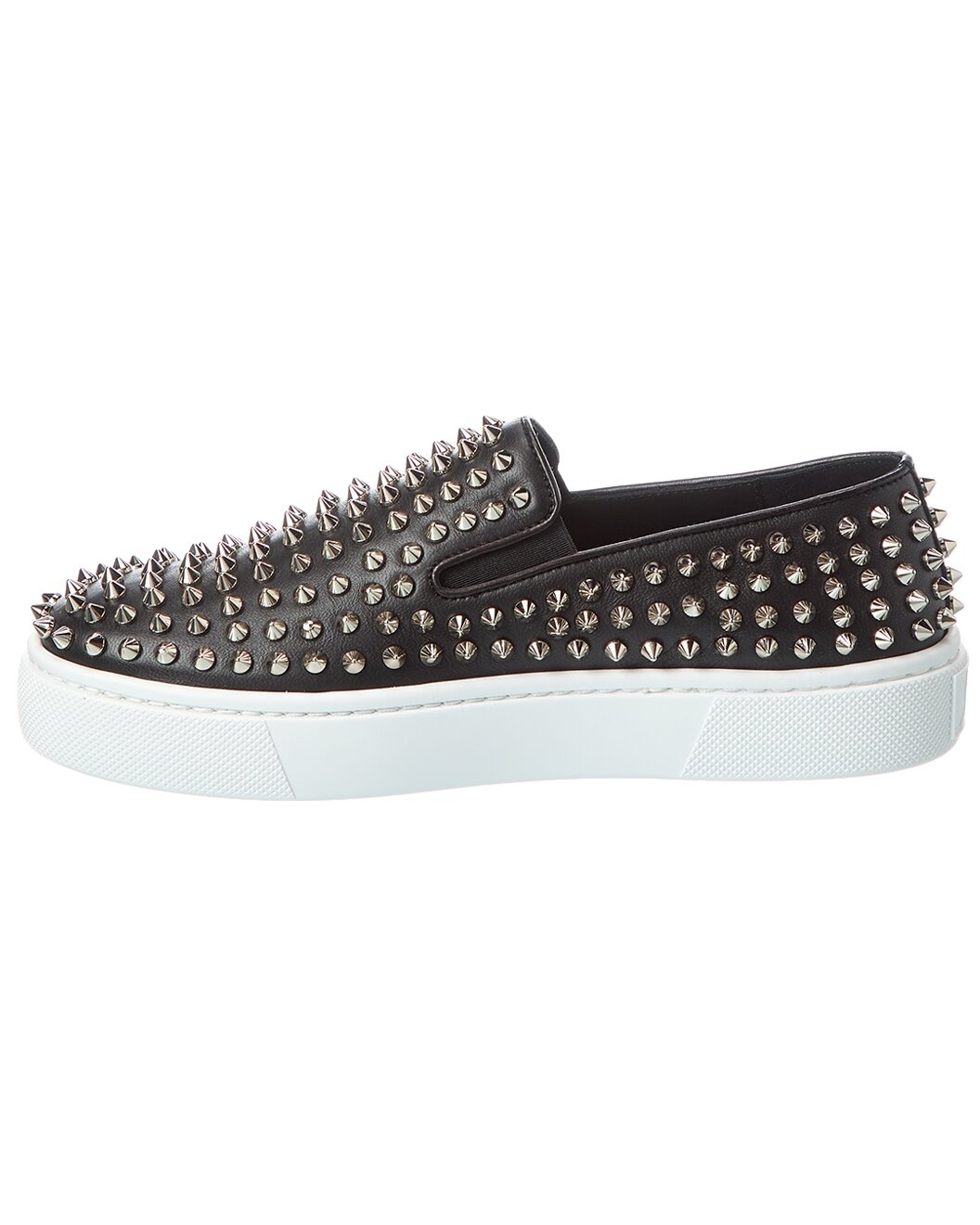 Christian Louboutin Spikeboat Leather Slip-On Sneaker - 2