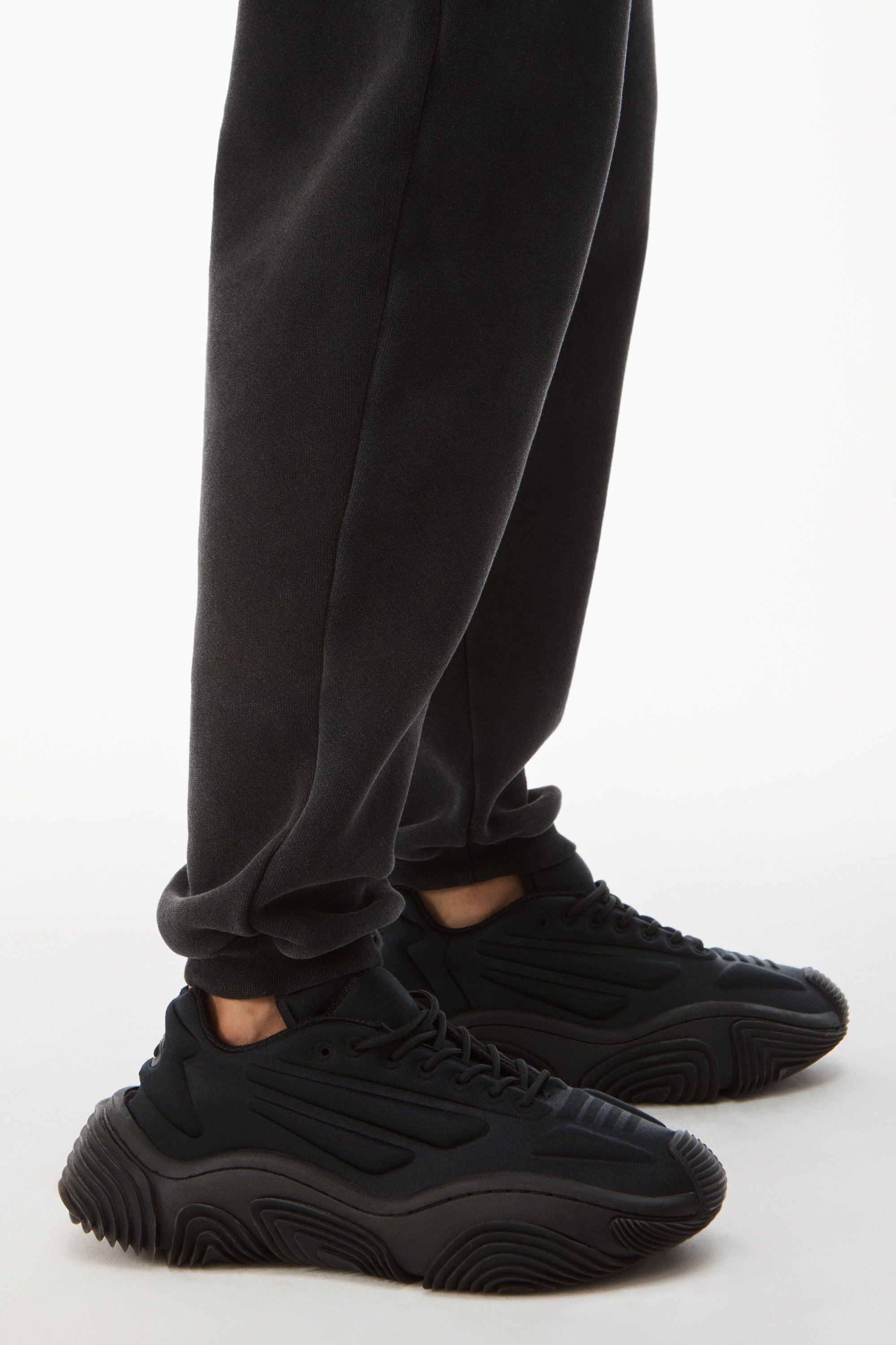 SWEATPANT IN ACID WASH DENSE FLEECE - 6