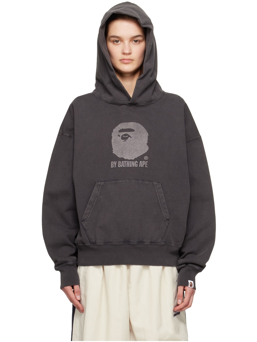 Black 'By Bathing'  Hoodie - 1