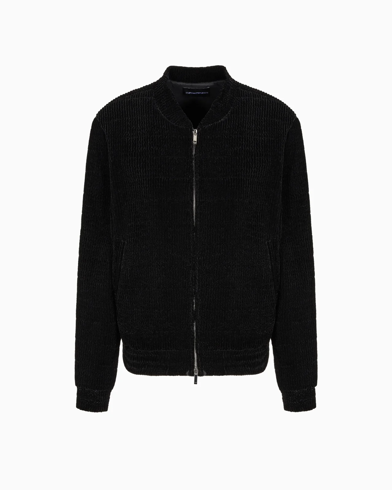 ICON QUILTED STRETCH VELVET BLOUSON - 1
