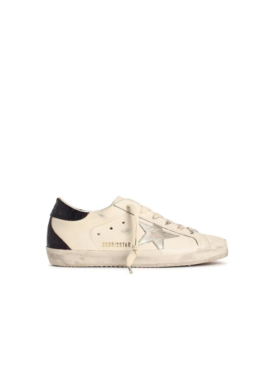 Golden Goose 'Super-Star Classic' White Leather Sneakers - 1