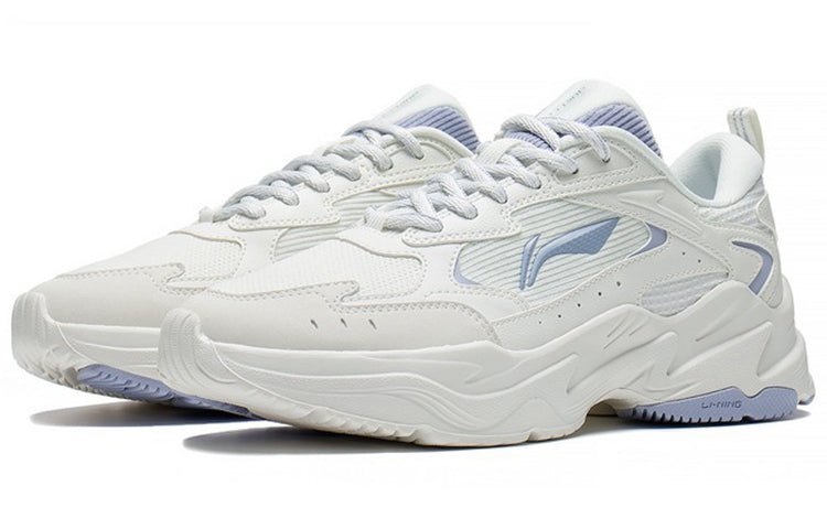 (WMNS) Li-Ning Qixing 'Creamy White Blue' ARLS024-1 - 3