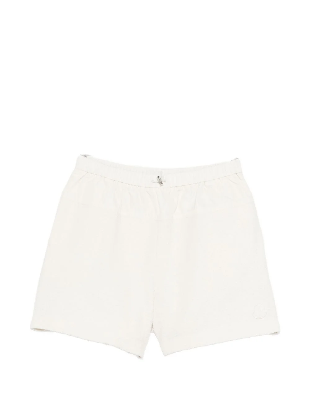 logo-patch drawstring shorts - 1