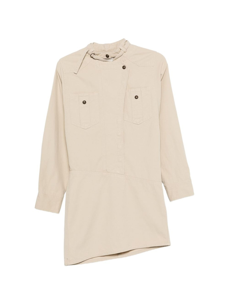 Nouria chest-pocket mini dress 1