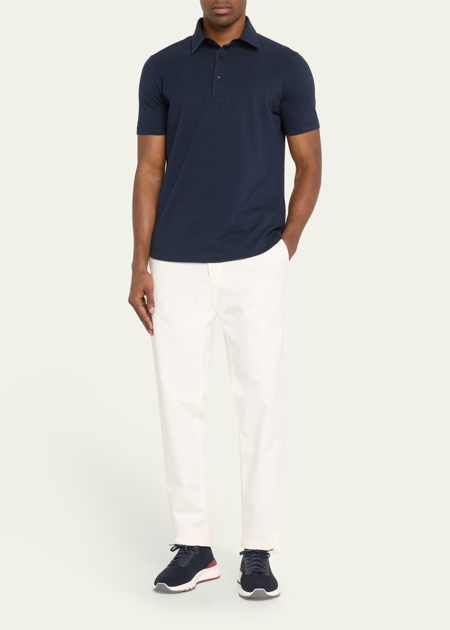 Men's Cotton Pique Polo Shirt - 2
