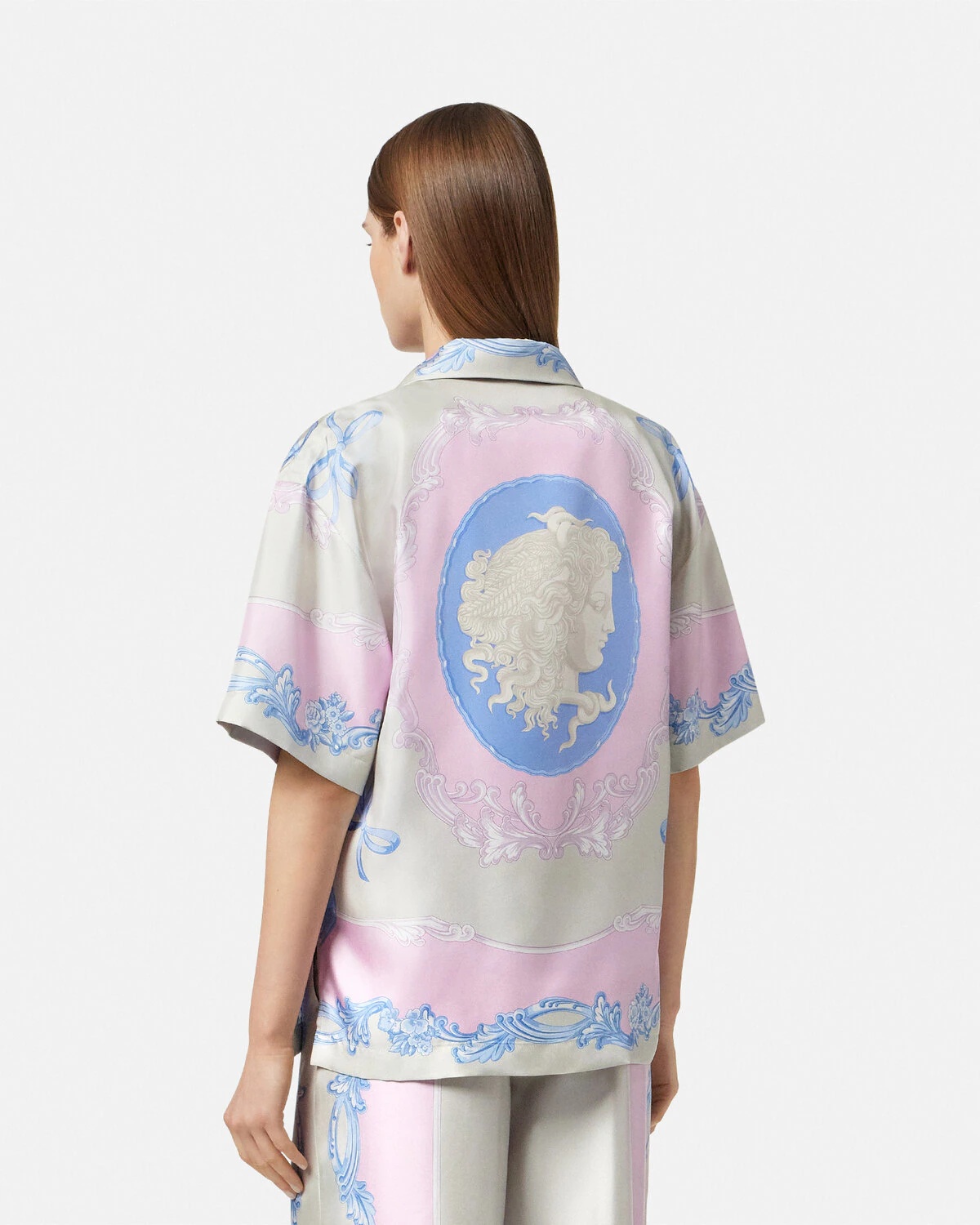 Cameo Silk Shirt - 5