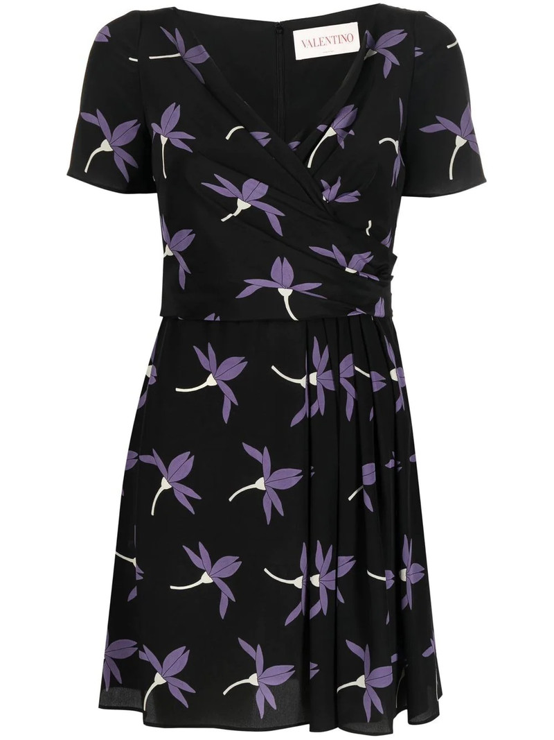 floral-print pleated dress 1