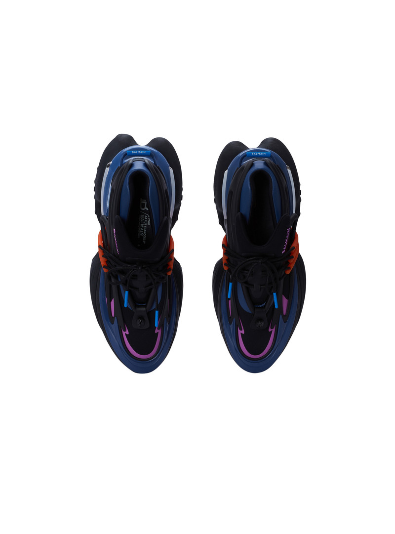 Unicorn low-top trainers in neoprene and calfskin 3