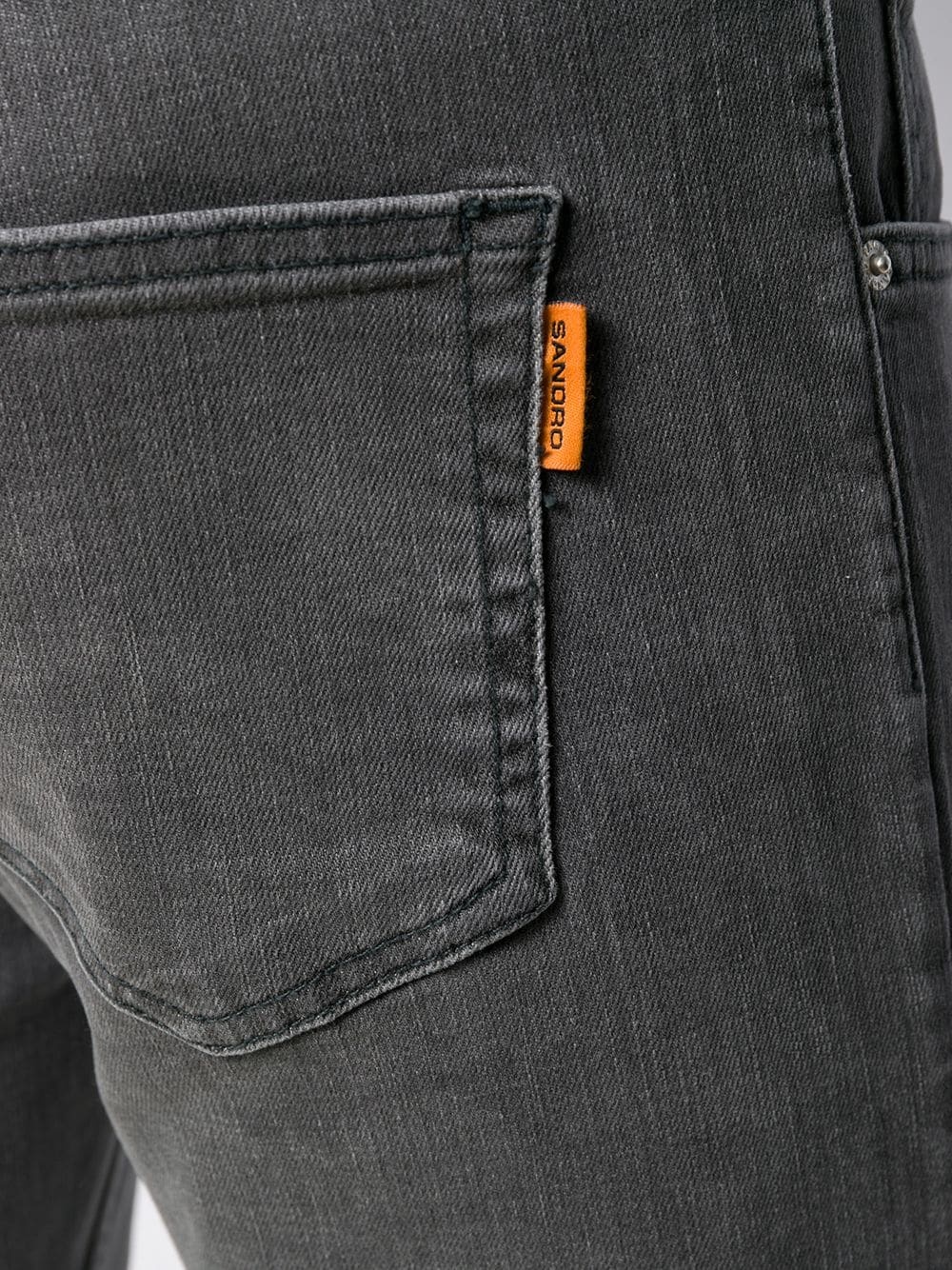 slim fit washed jeans - 5