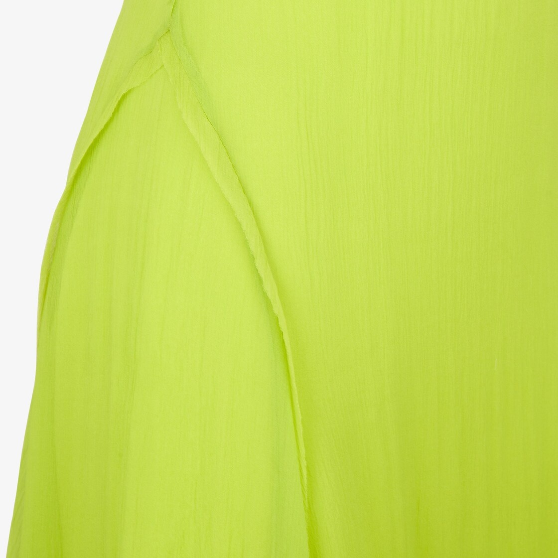Acid green chiffon dress - 3