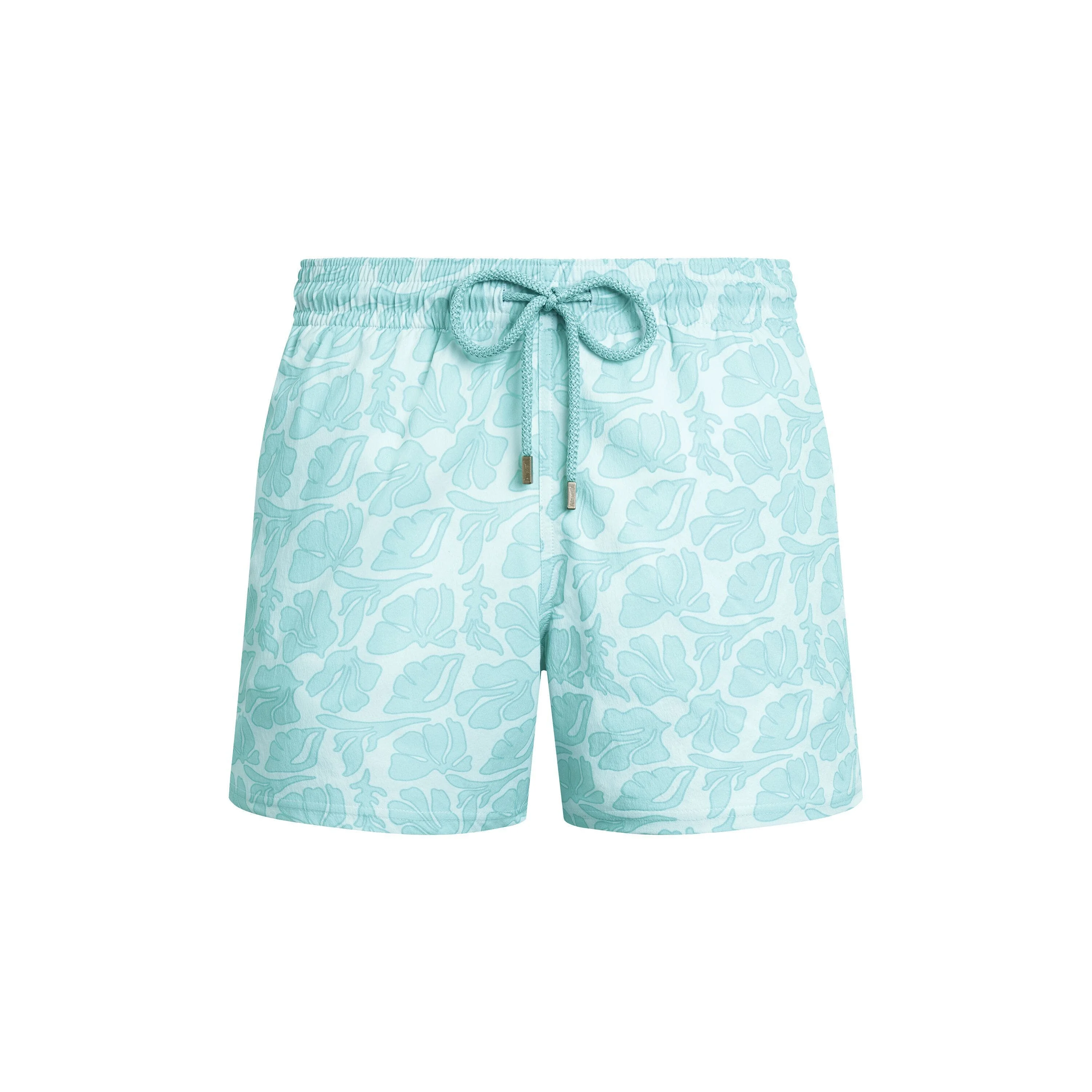 Vilebrequin Men Stretch Short Swim Shorts Seashells in White at Nordstrom - 1