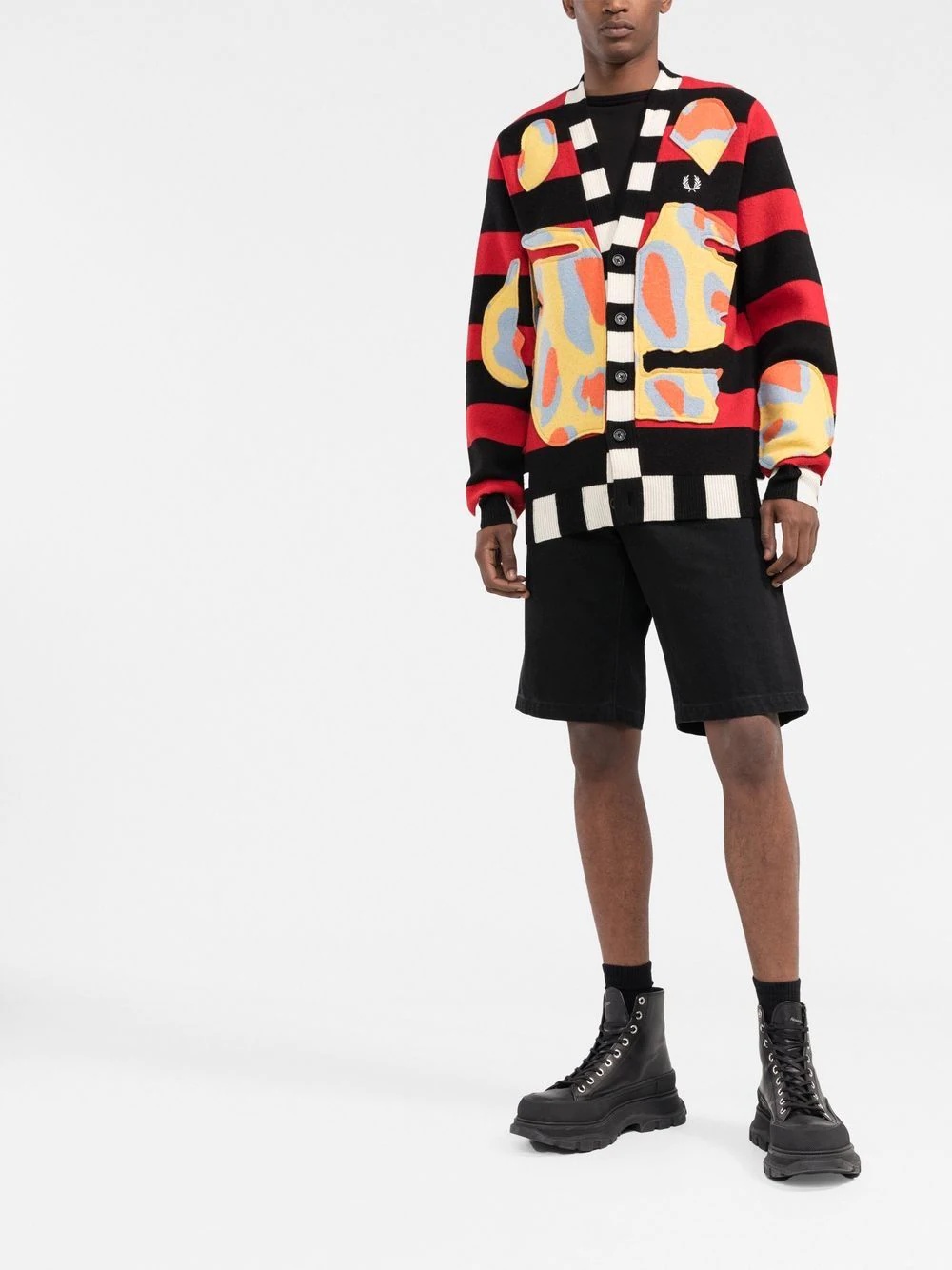 x Charles Jeffrey LOVERBOY intarsia-knit cardigan - 2