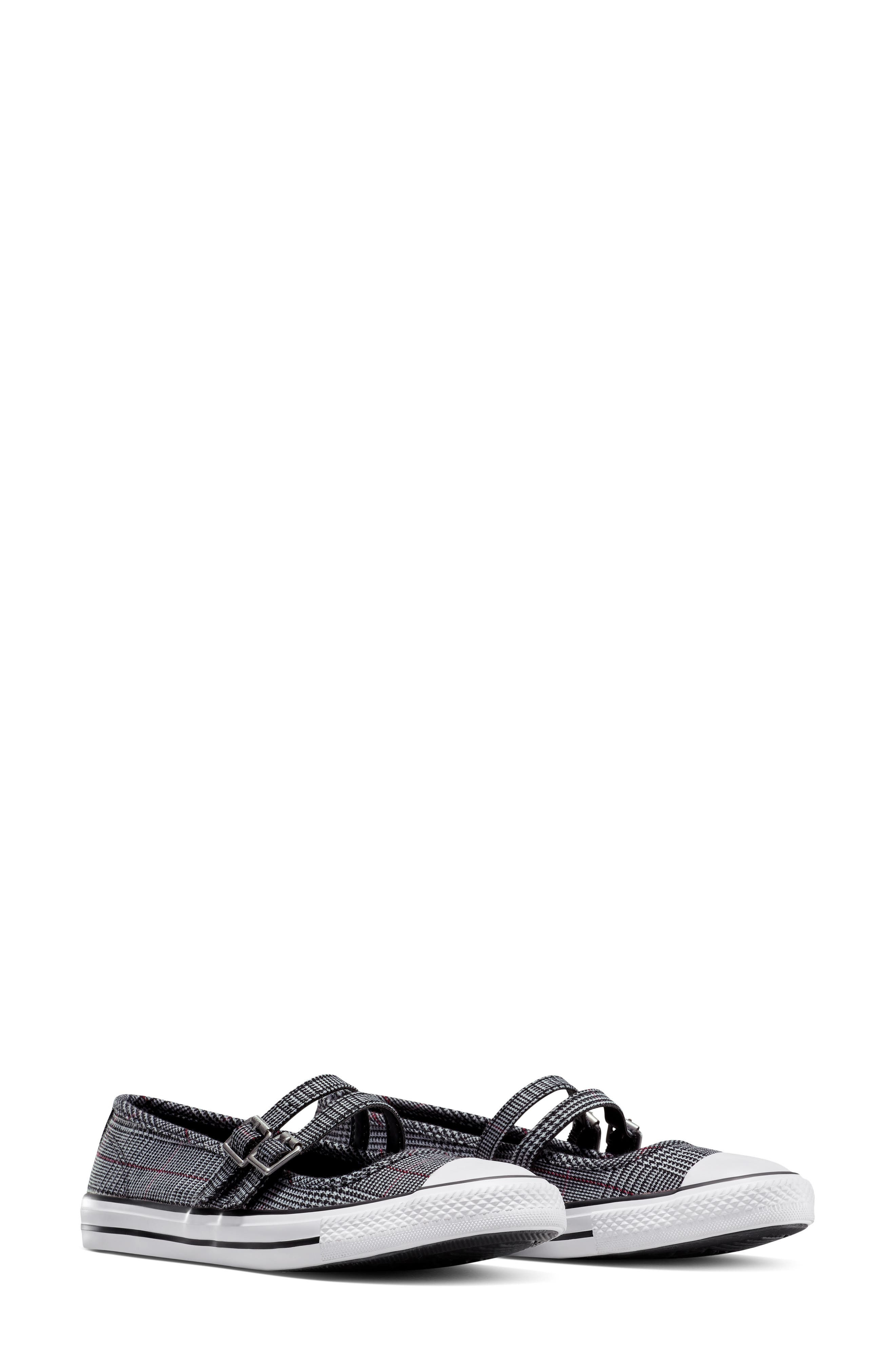 Converse Chuck Taylor® All Star® Dainty Mary Jane Sneaker in Black/White/Sporty Berry at Nordstrom - 5