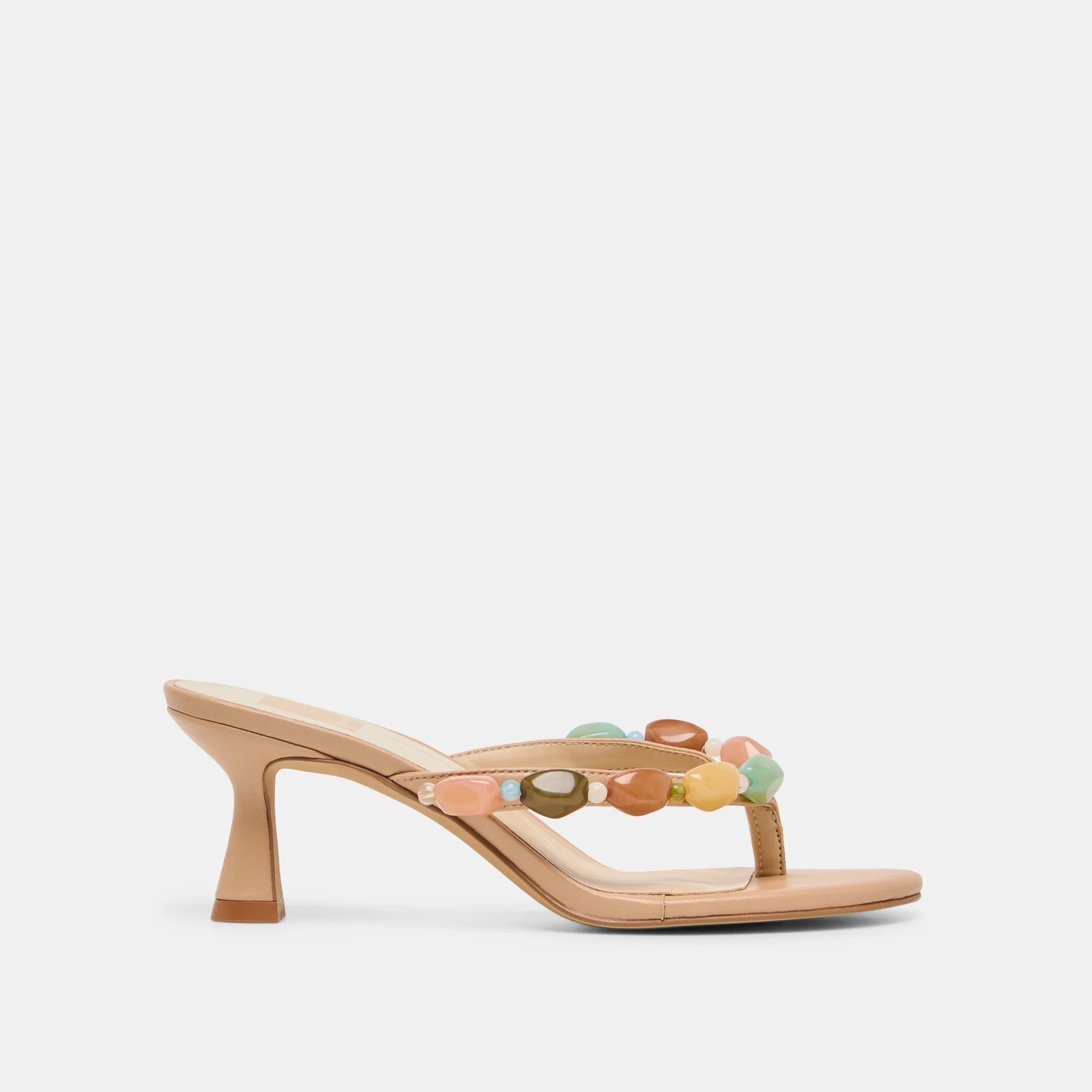 DAKSIE HEELS CAFE LEATHER - 1